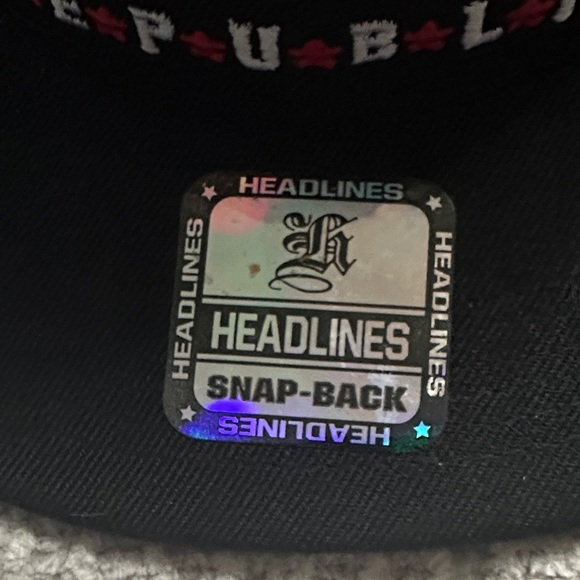 California Republic Black Snapback Hat - Picture 6 of 6